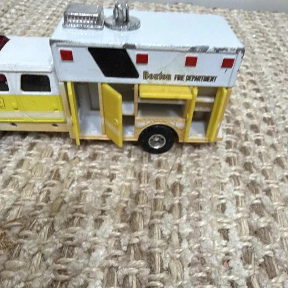 Boston Fire Department Rescue Truck Diecast Model Truck 1993